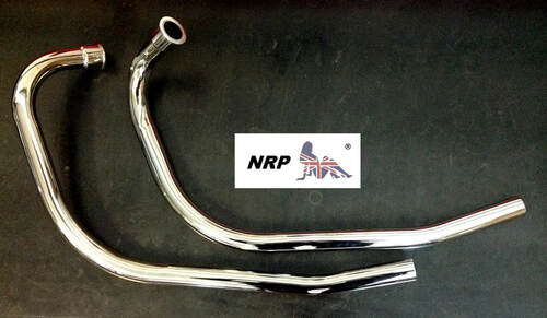 Norton Commando 750 front exhaust pipes