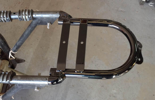 Norton Wideline cafe racer rear frame loop