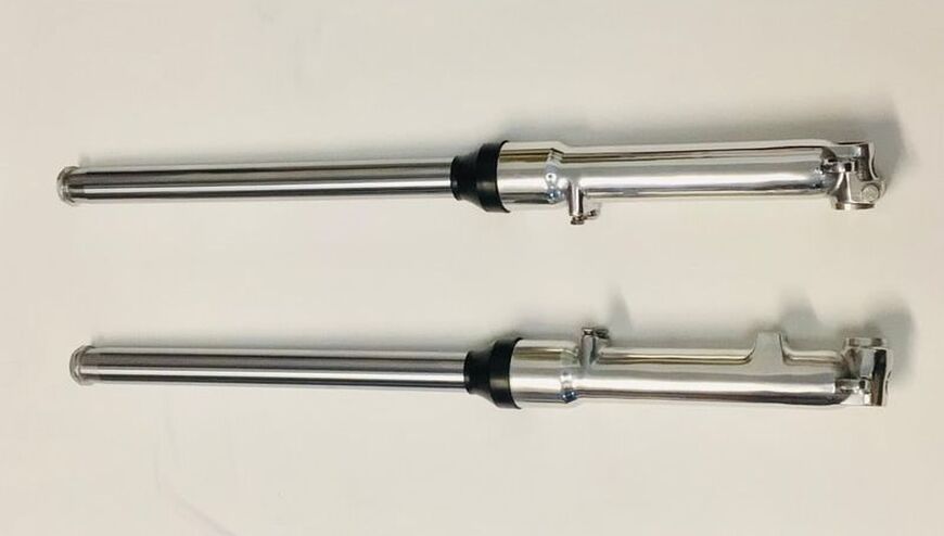 Norton short roadholder internal spring cafe racer fork legs complete
